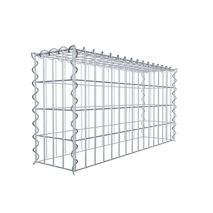Extra gabion typ 3 80 cm x 40 cm x 20 cm (L x H x D), maskstorlek 5 cm x 10 cm, spiral