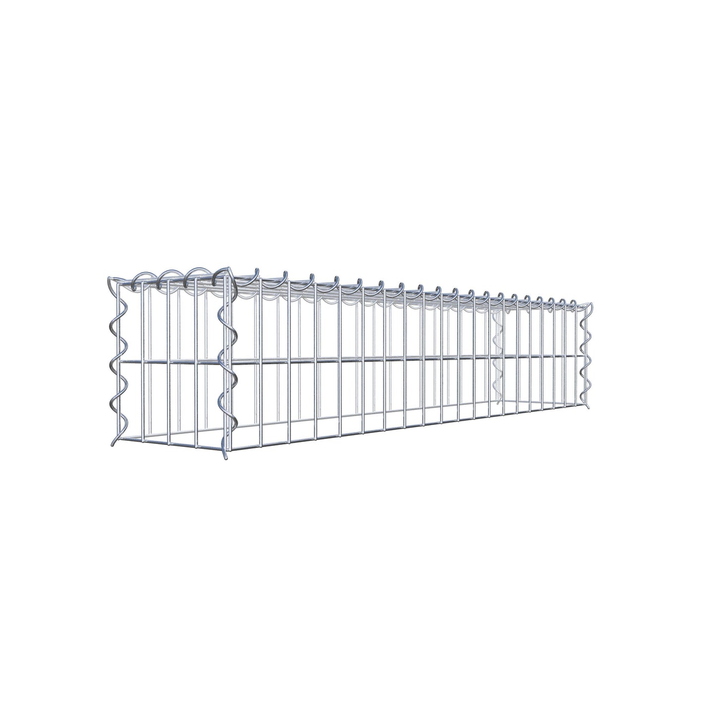 Grown-on gabion type 3 100 cm x 20 cm x 20 cm (L x H x D), mesh size 5 cm x 10 cm, spiral