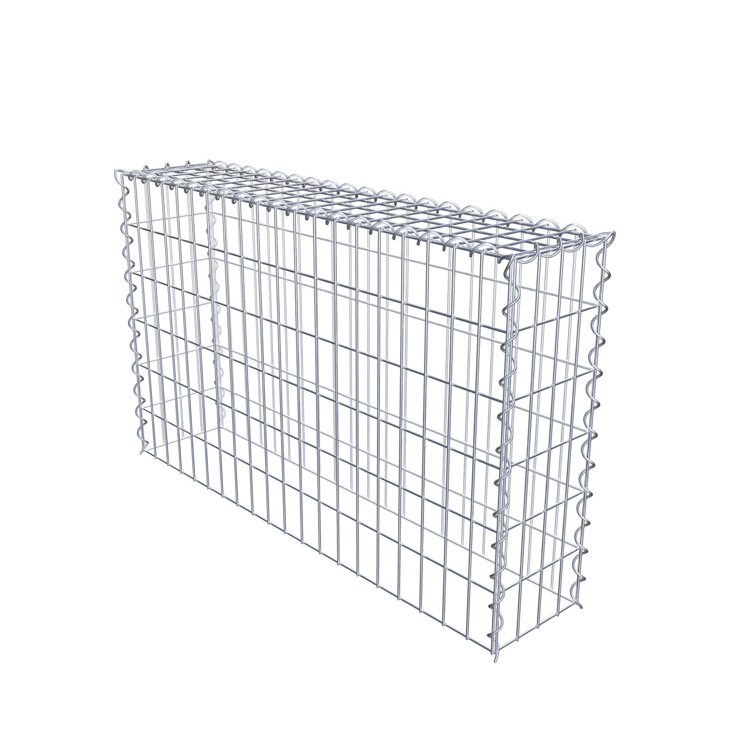 Add-on schanskorf type 3 100 cm x 60 cm x 20 cm (L x H x D), maaswijdte 5 cm x 10 cm, spiraalvormig