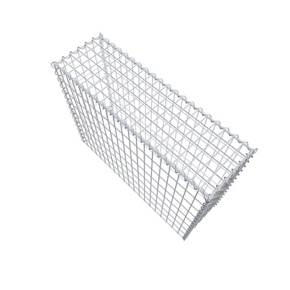 Gabion rapporté type 3 100 cm x 80 cm x 30 cm (L x H x P), mailles 5 cm x 10 cm, spirale