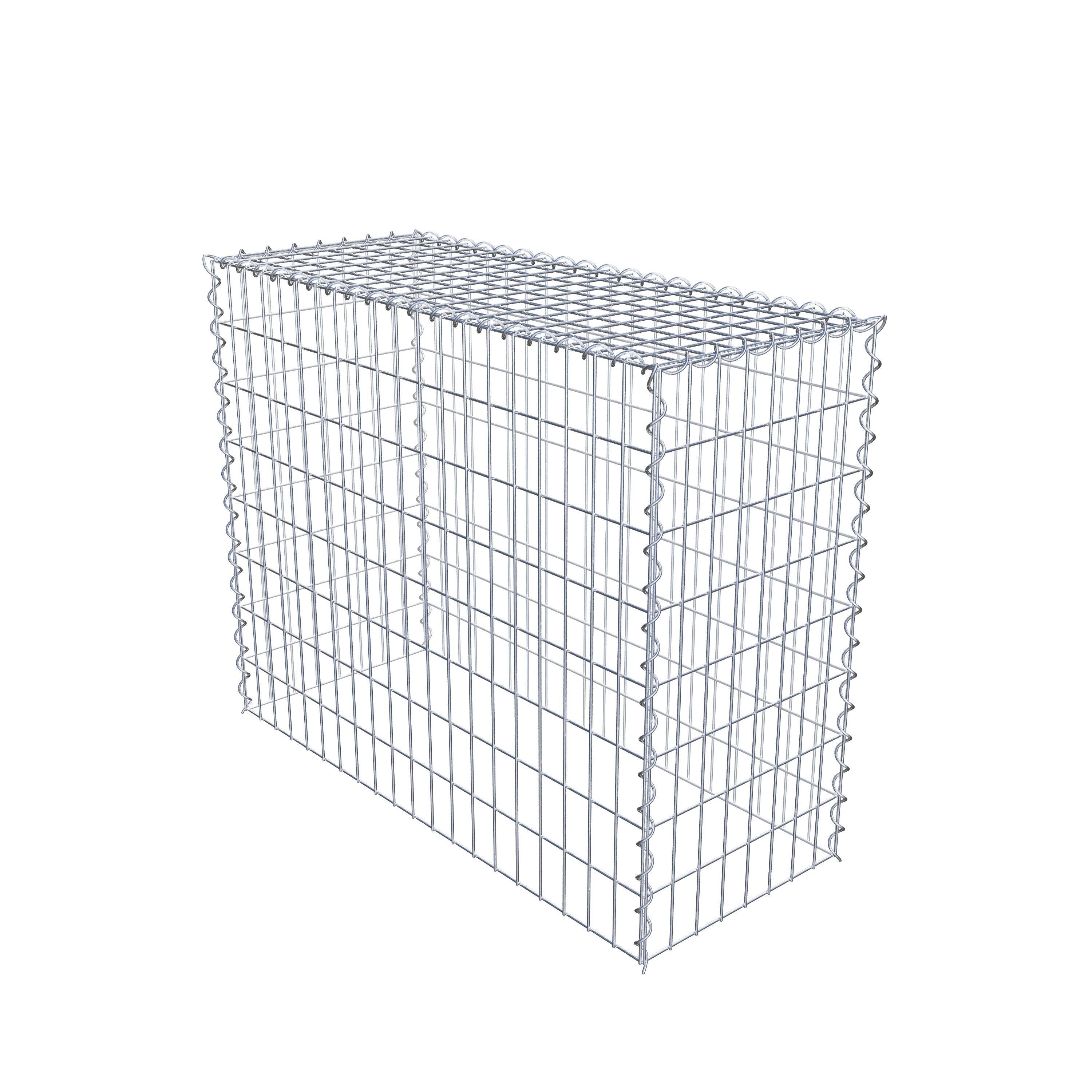 Gabion sur toile type 3 100 cm x 80 cm x 40 cm (L x H x P), maille 5 cm x 10 cm, spirale