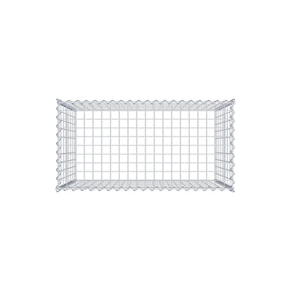 Gavión complementario tipo 3 100 cm x 80 cm x 50 cm (L x A x P), malla 5 cm x 10 cm, espiral