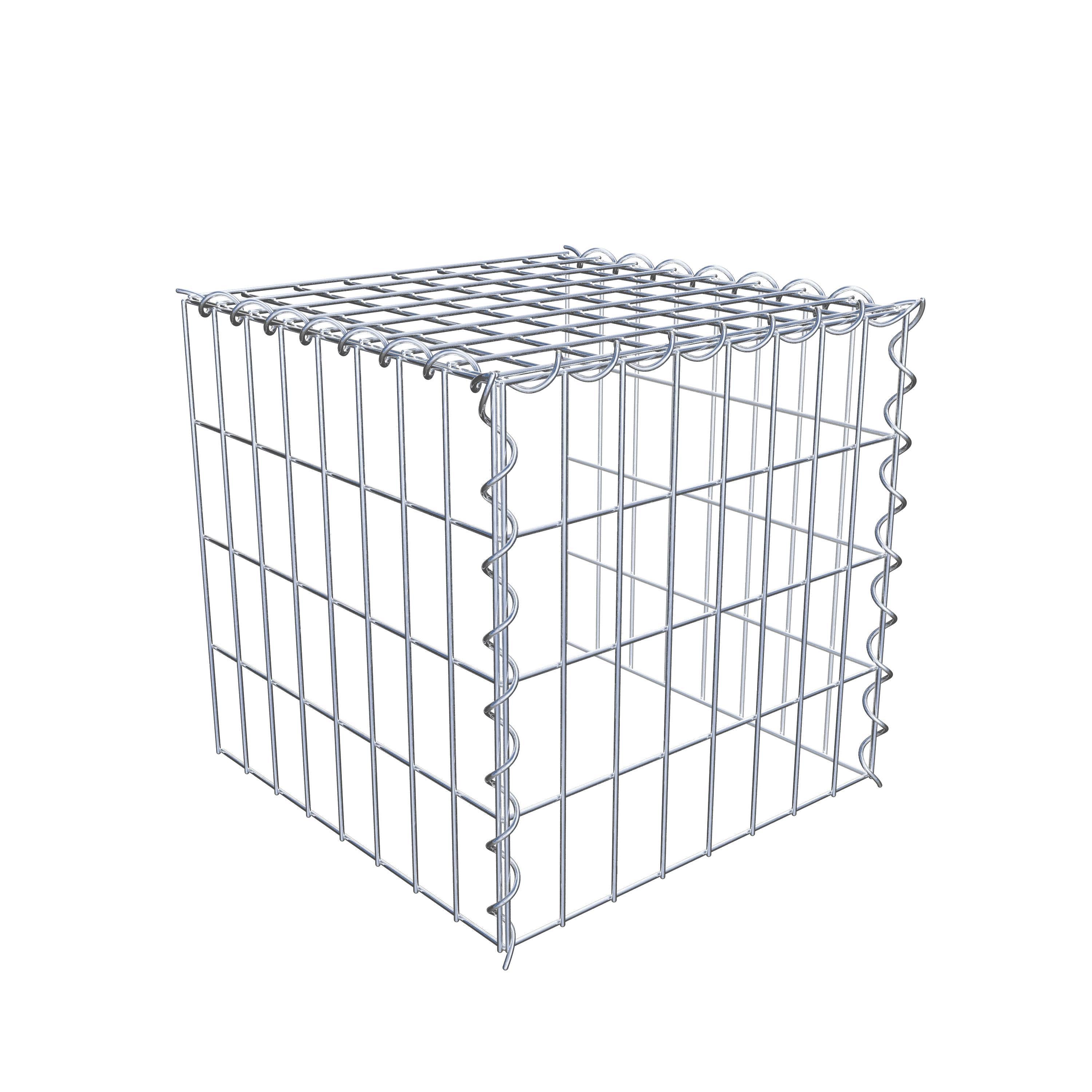 Gabion sur toile type 4 40 cm x 40 cm x 40 cm (L x H x P), maille 5 cm x 10 cm, spirale