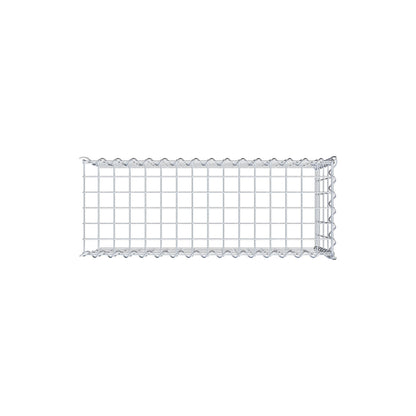 Gabion rapporté type 4 80 cm x 40 cm x 30 cm (L x H x P), mailles 5 cm x 10 cm, spirale