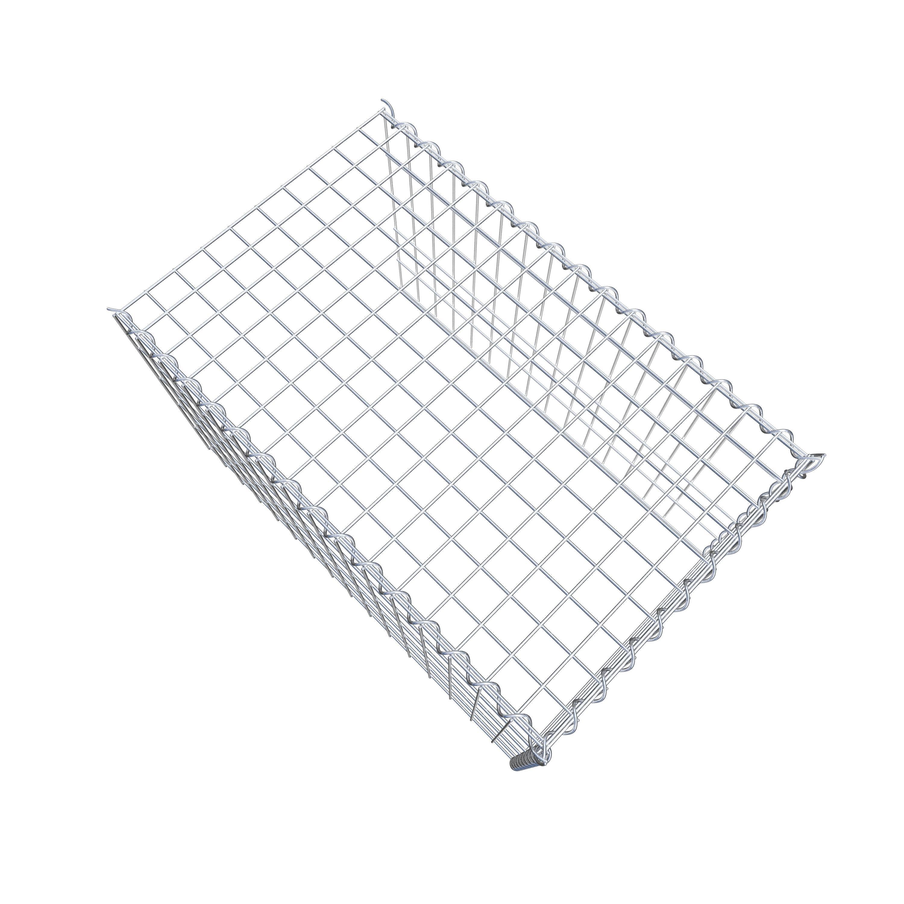 Gabion sur toile type 4 80 cm x 50 cm x 50 cm (L x H x P), maille 5 cm x 10 cm, spirale