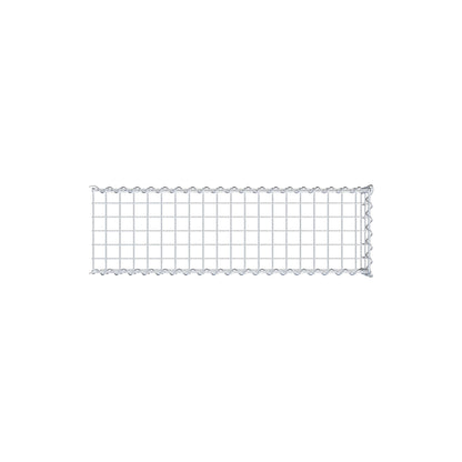 Gabion rapporté type 4 100 cm x 20 cm x 30 cm (L x H x P), mailles 5 cm x 10 cm, spirale
