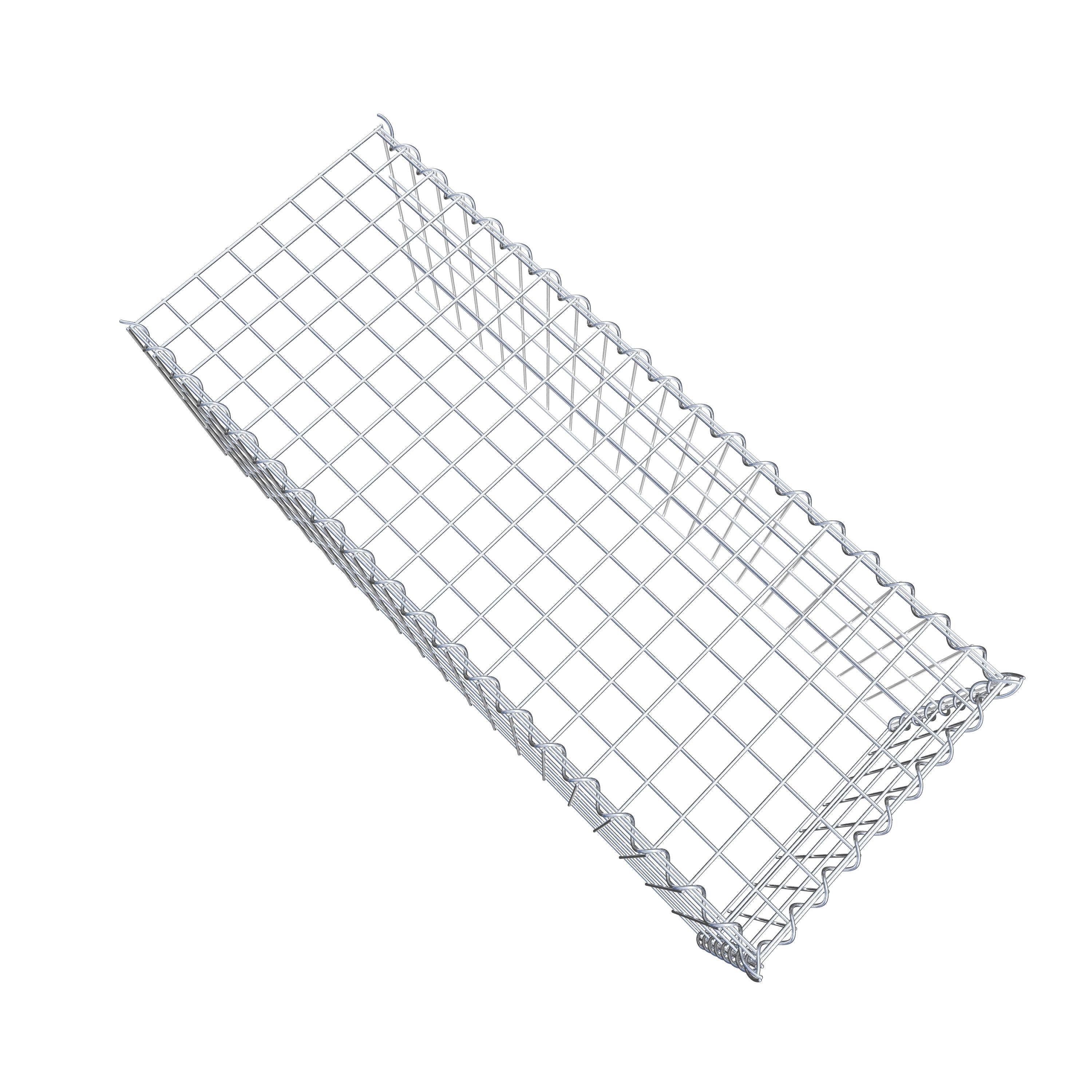 Gabion sur toile type 4 100 cm x 40 cm x 40 cm (L x H x P), maille 5 cm x 10 cm, spirale