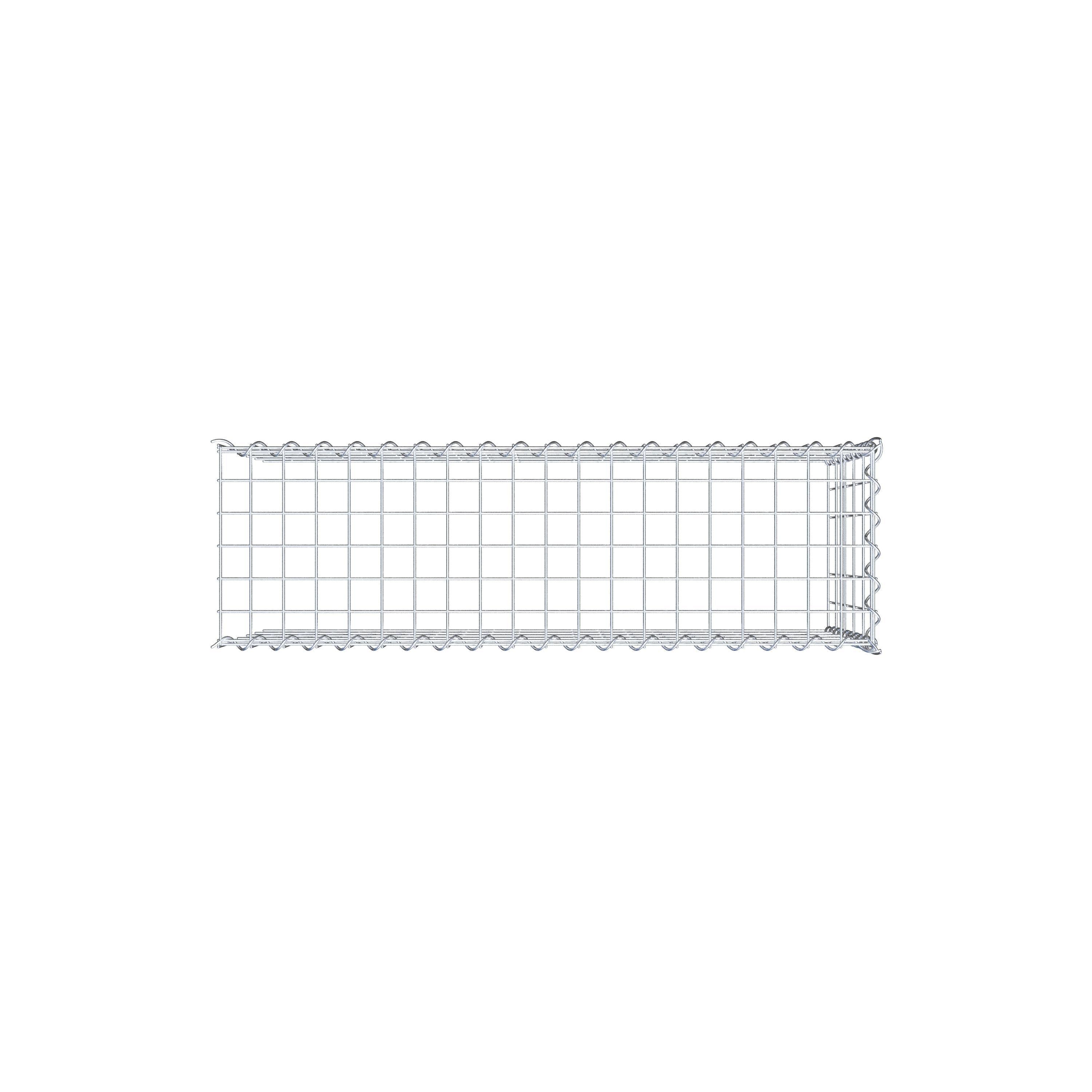 Gabion sur toile type 4 100 cm x 50 cm x 30 cm (L x H x P), maille 5 cm x 10 cm, spirale