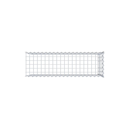 Grown-on gabion type 4 100 cm x 50 cm x 30 cm (L x H x D), mesh size 5 cm x 10 cm, spiral