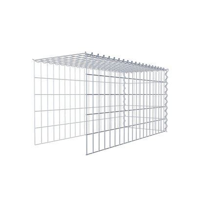 Anbaugabione Typ 4 100 cm x 50 cm x 40 cm (L x H x T), Maschenweite 5 cm x 10 cm, Spirale