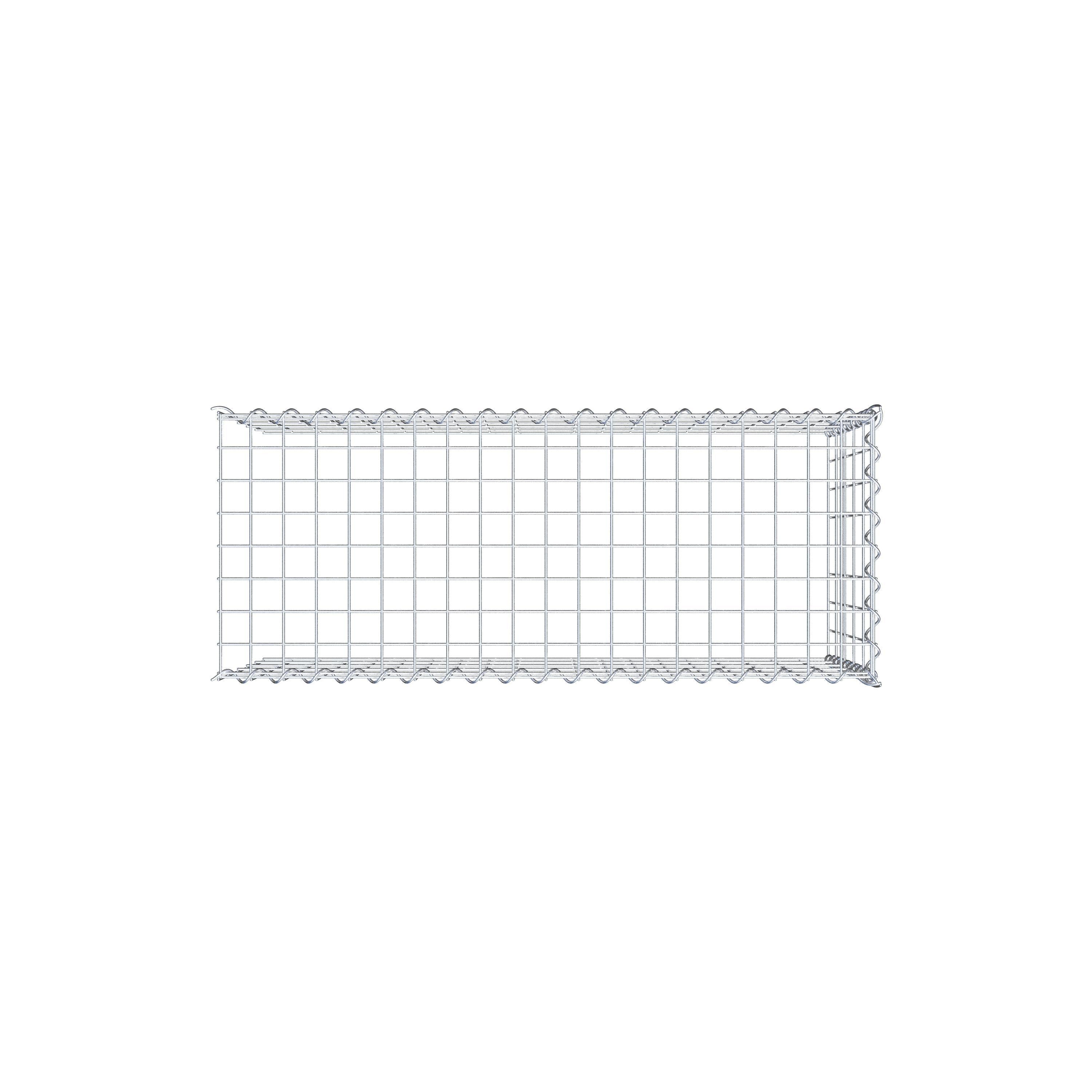 Gabion sur toile type 4 100 cm x 50 cm x 40 cm (L x H x P), maille 5 cm x 10 cm, spirale