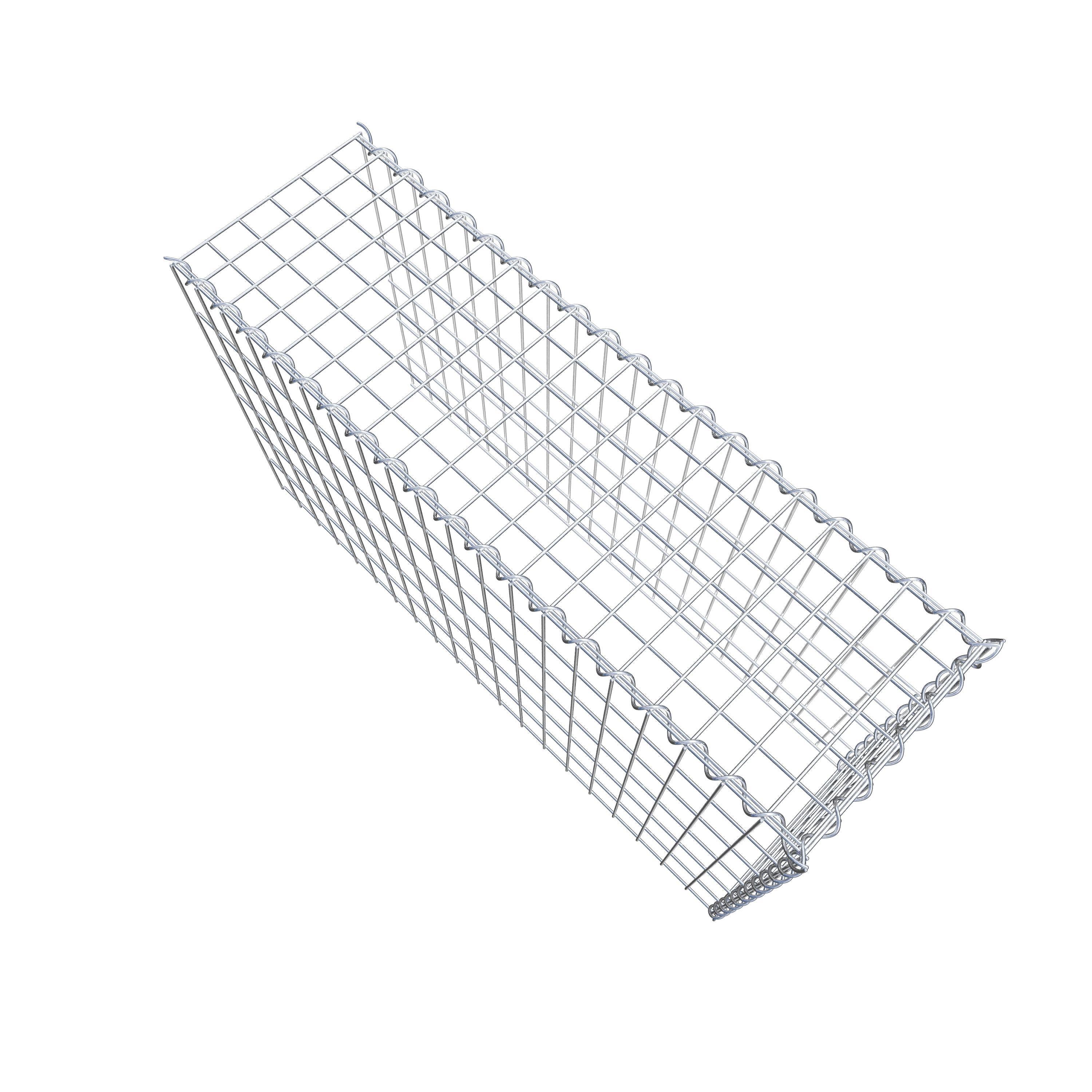 Gabion sur toile type 4 100 cm x 60 cm x 30 cm (L x H x P), maille 5 cm x 10 cm, spirale