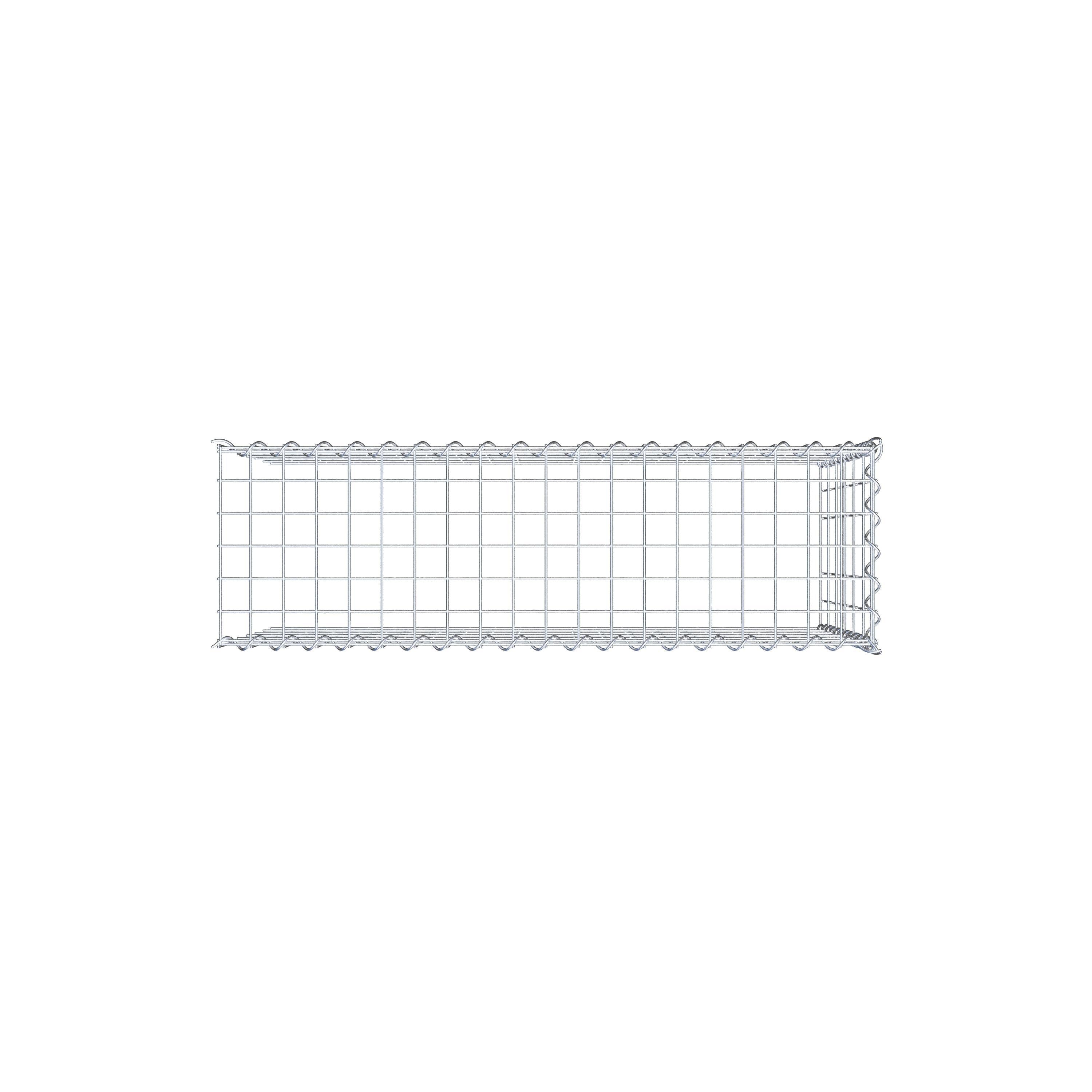 Gabion sur toile type 4 100 cm x 60 cm x 30 cm (L x H x P), maille 5 cm x 10 cm, spirale