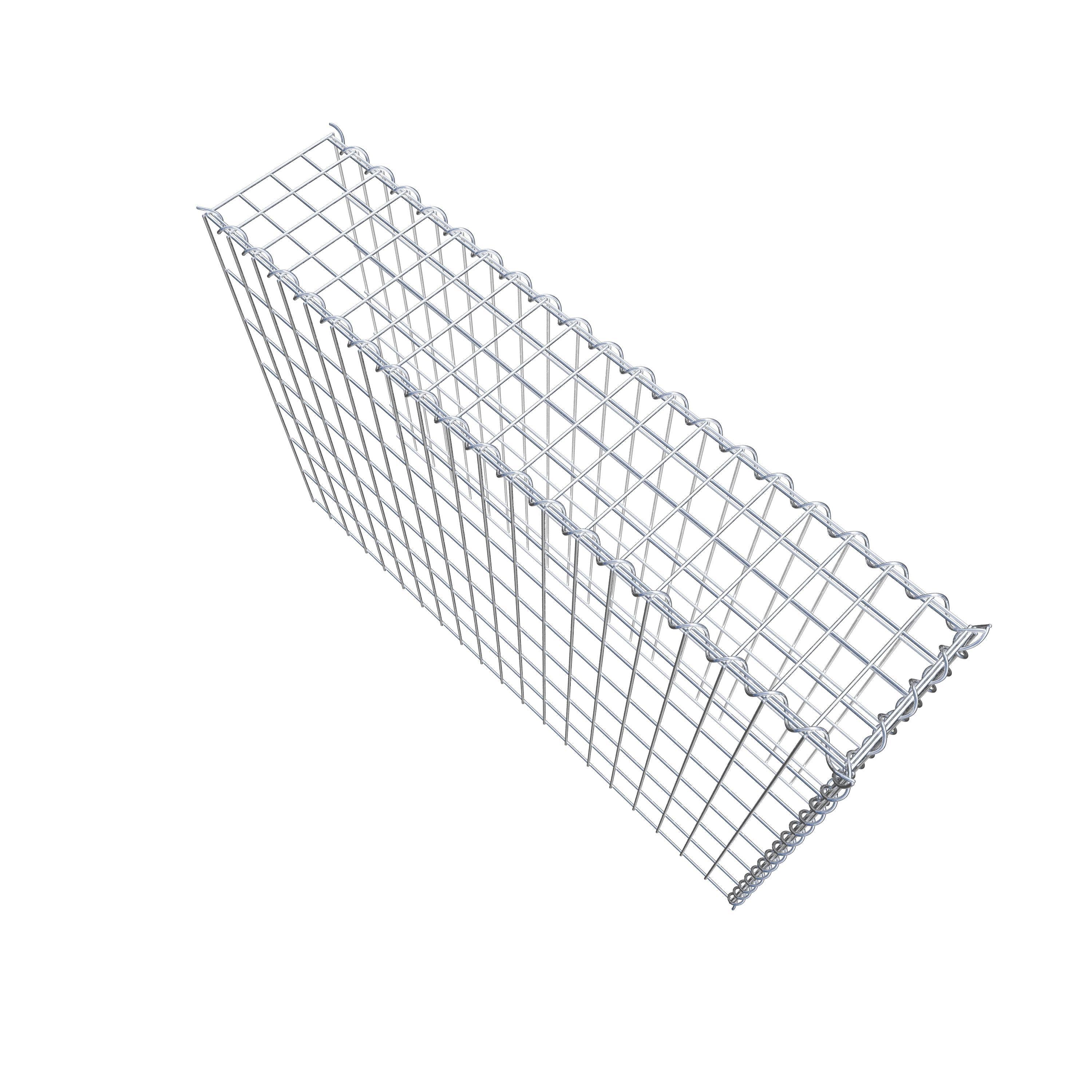 Gabion sur toile type 4 100 cm x 70 cm x 20 cm (L x H x P), maille 5 cm x 10 cm, spirale