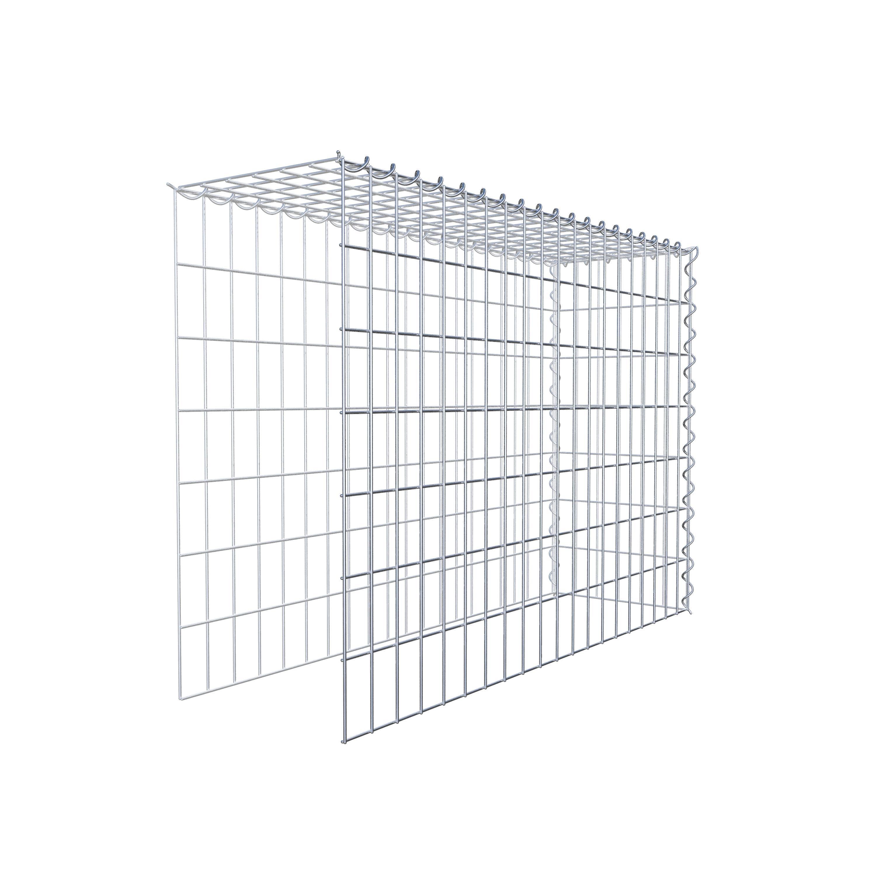 Gabion sur toile type 4 100 cm x 70 cm x 30 cm (L x H x P), maille 5 cm x 10 cm, spirale