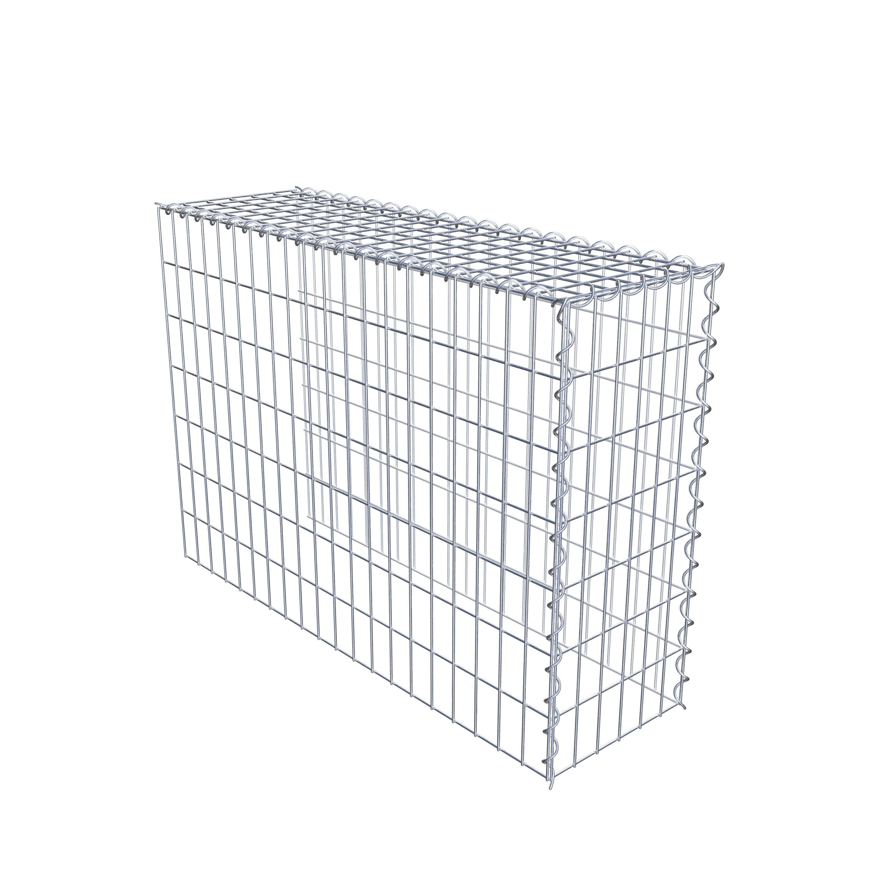 Gabion sur toile type 4 100 cm x 70 cm x 30 cm (L x H x P), maille 5 cm x 10 cm, spirale