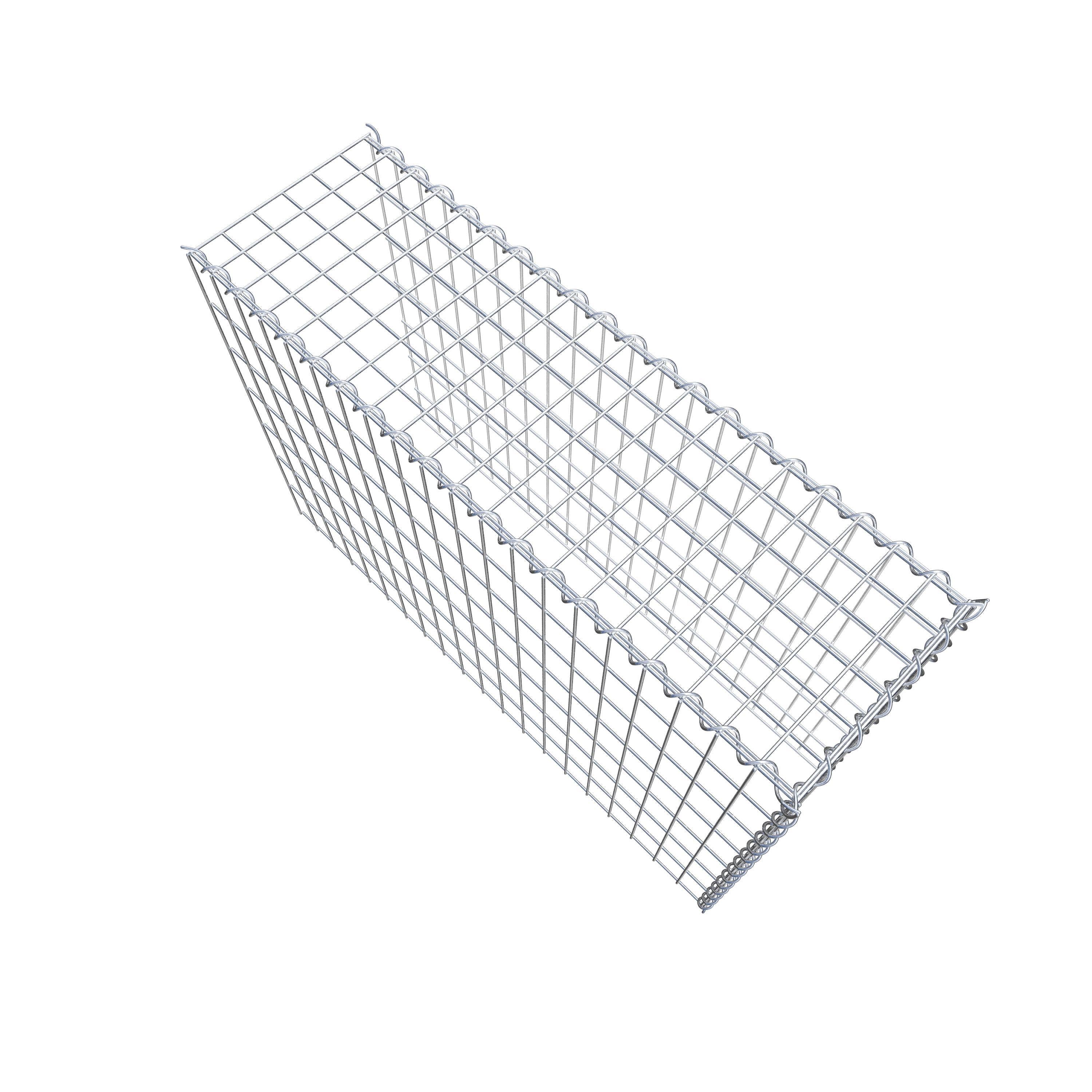 Gabion sur toile type 4 100 cm x 70 cm x 30 cm (L x H x P), maille 5 cm x 10 cm, spirale