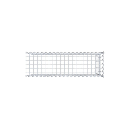 Gabion rapporté type 4 100 cm x 70 cm x 30 cm (L x H x P), mailles 5 cm x 10 cm, spirale