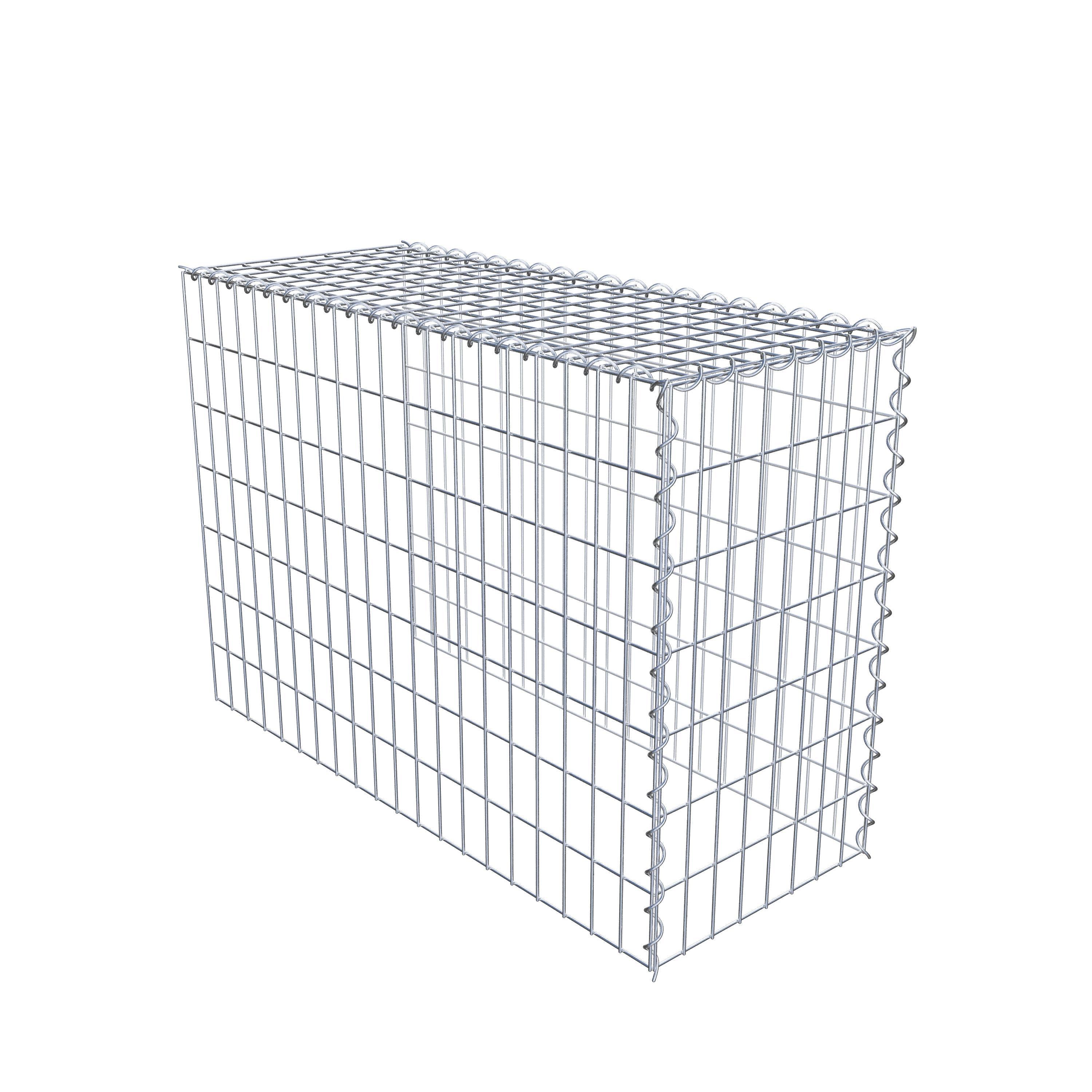 Gabion sur toile type 4 100 cm x 70 cm x 40 cm (L x H x P), maille 5 cm x 10 cm, spirale