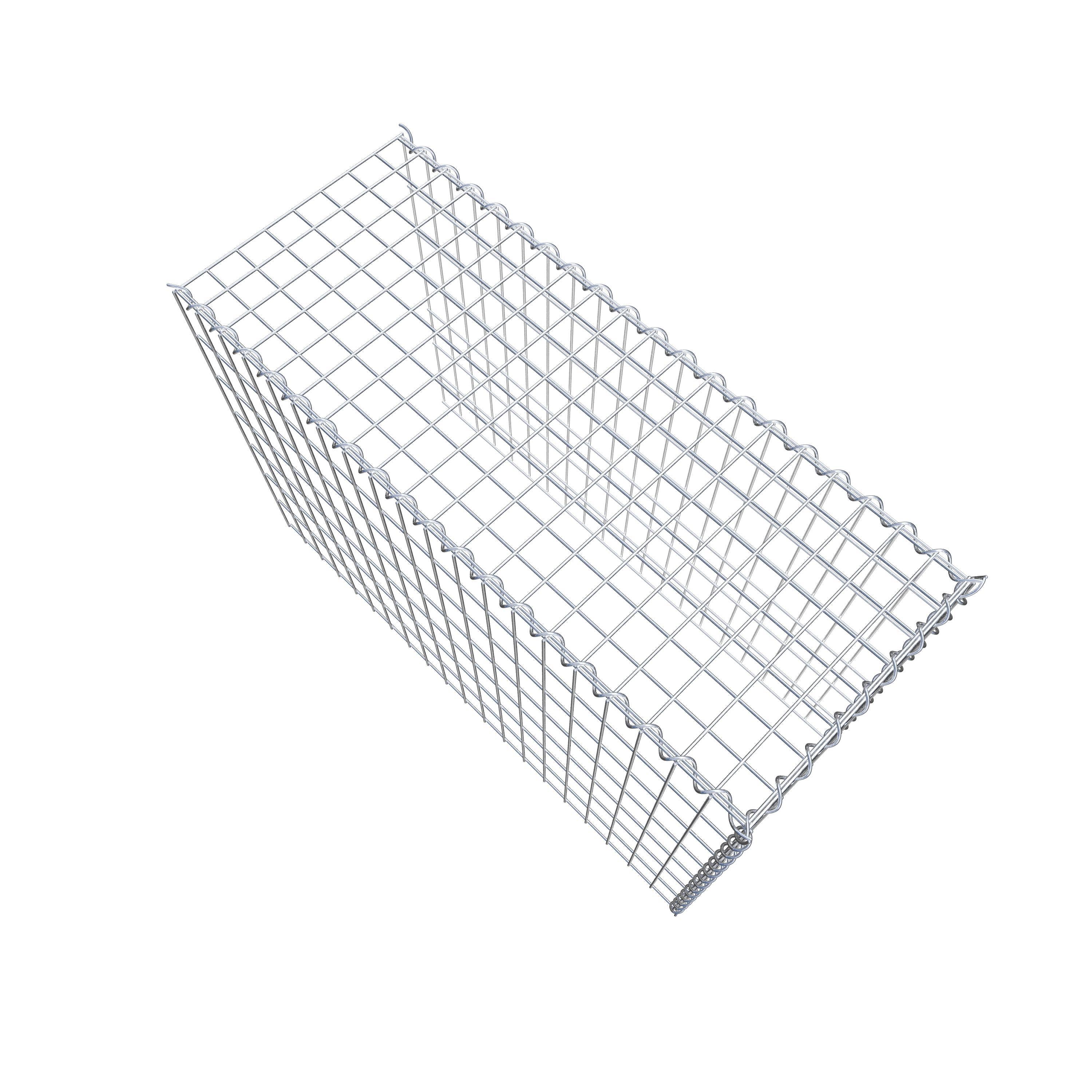 Gabion sur toile type 4 100 cm x 70 cm x 40 cm (L x H x P), maille 5 cm x 10 cm, spirale