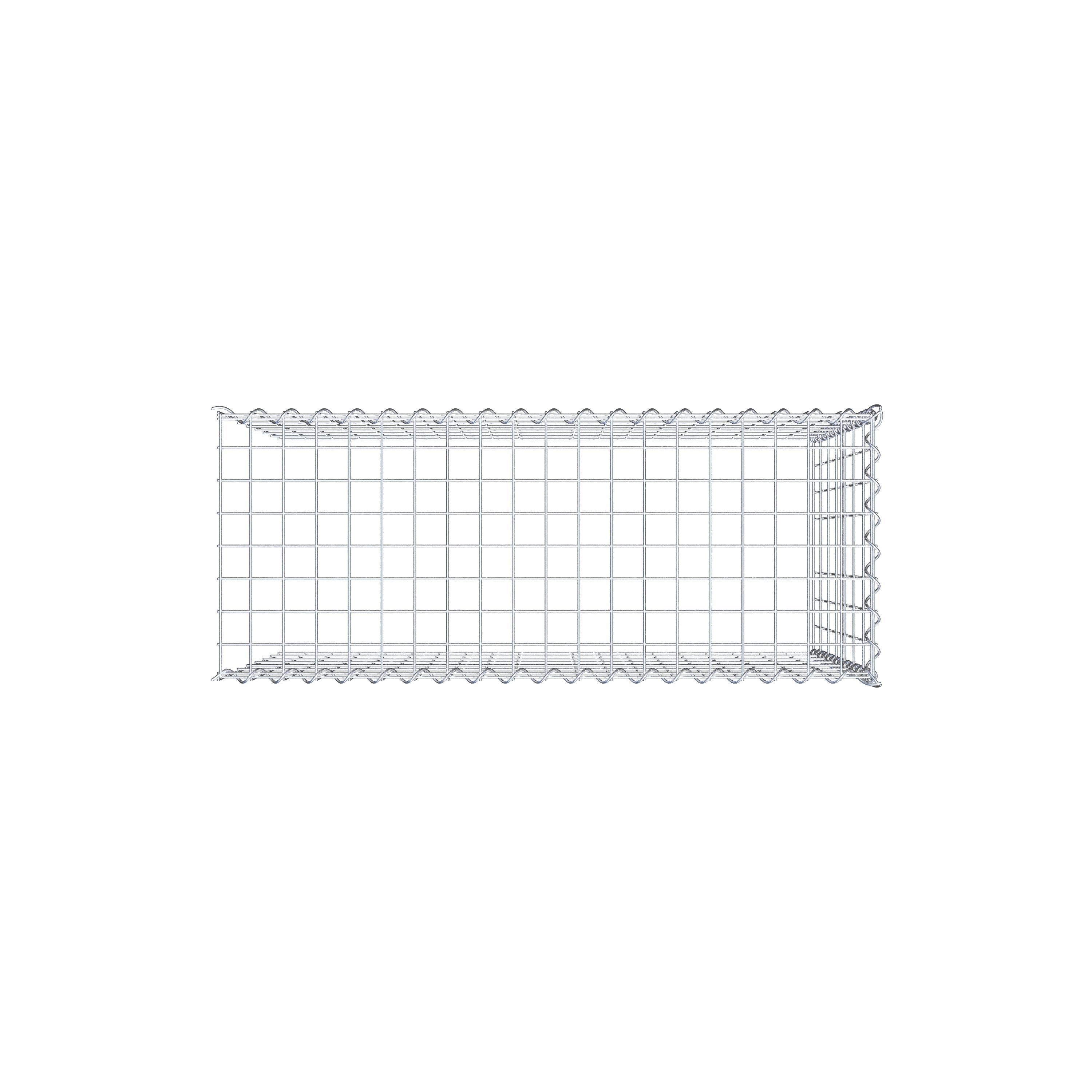 Gabion sur toile type 4 100 cm x 70 cm x 40 cm (L x H x P), maille 5 cm x 10 cm, spirale