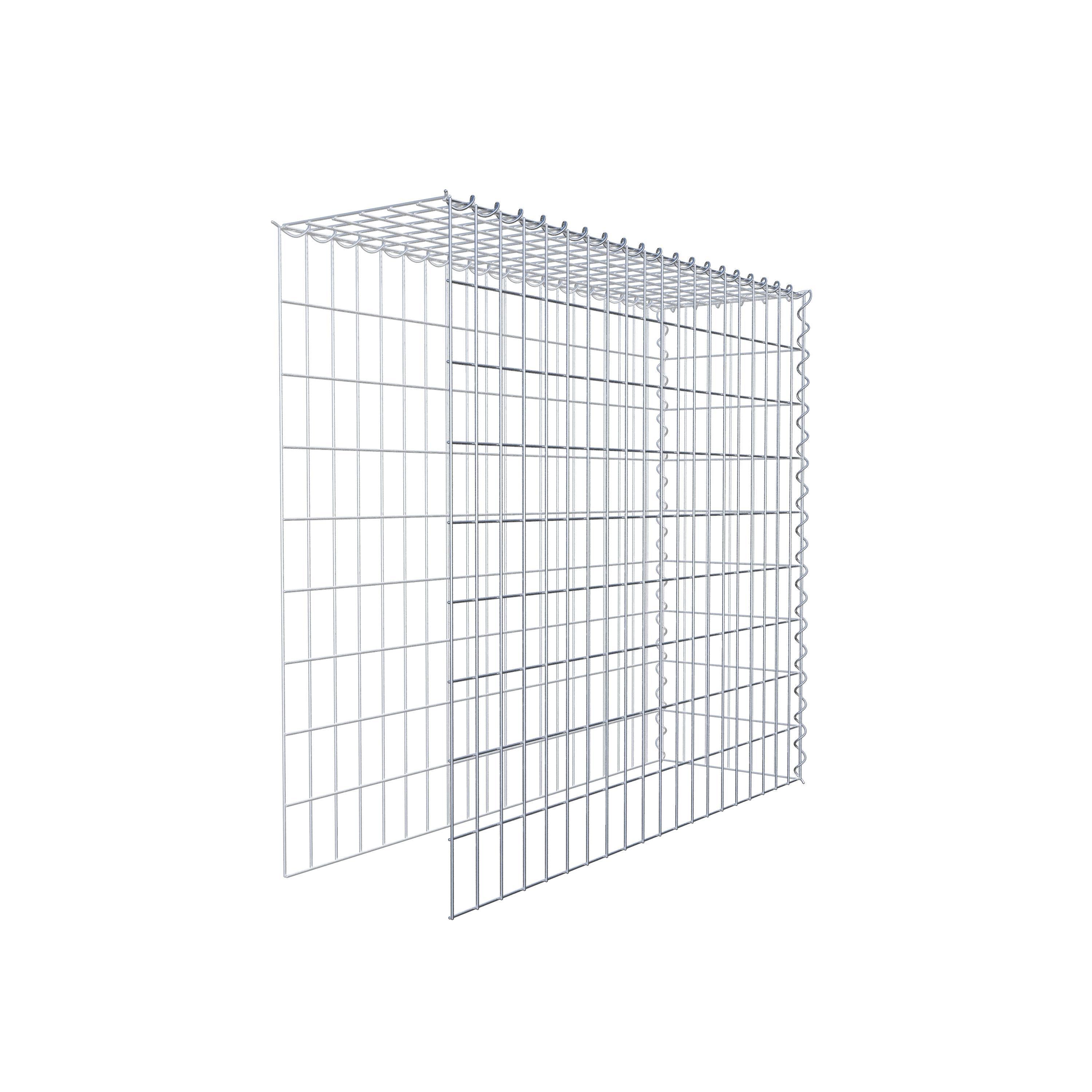 Gabion sur toile type 4 100 cm x 90 cm x 30 cm (L x H x P), maille 5 cm x 10 cm, spirale