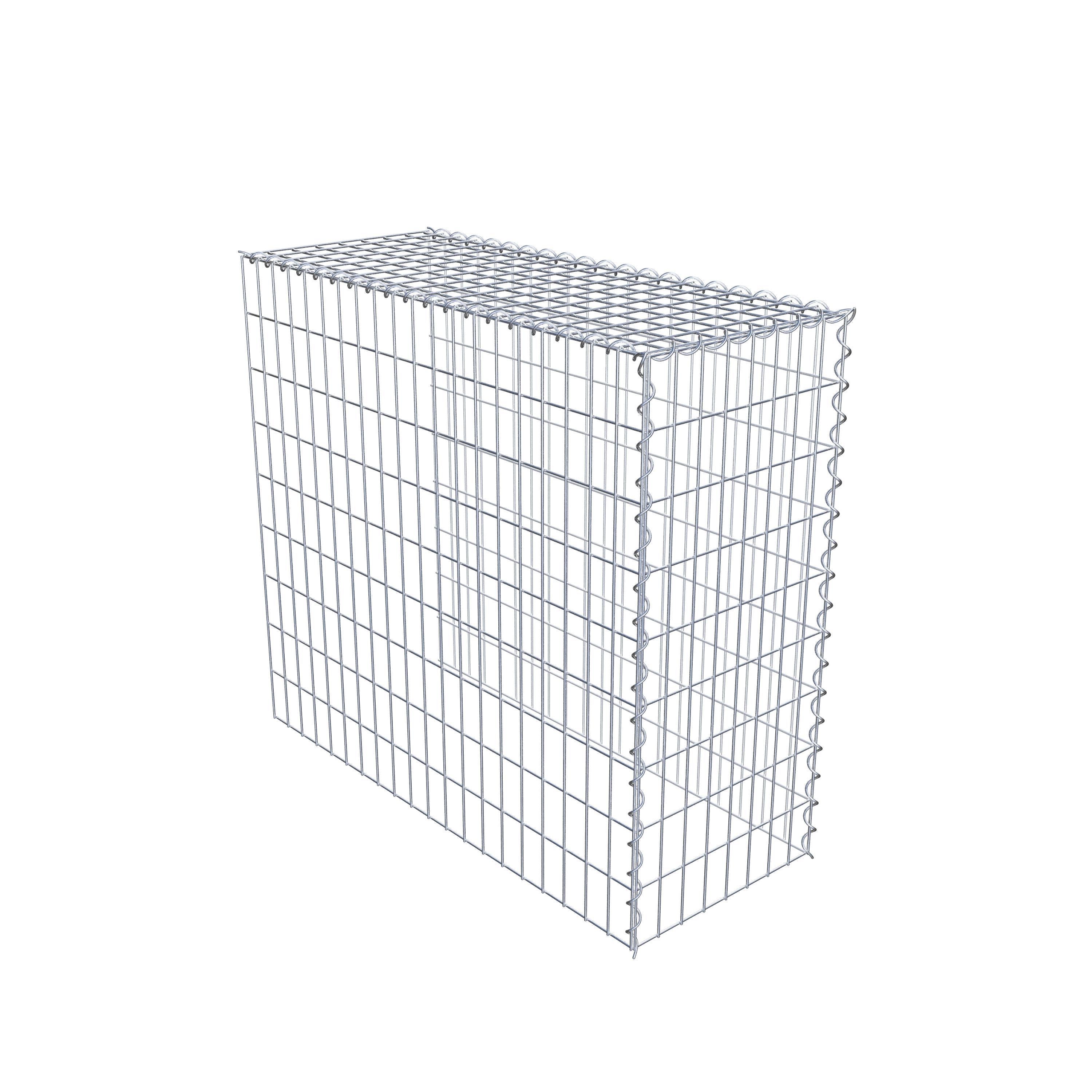 Gabion sur toile type 4 100 cm x 90 cm x 40 cm (L x H x P), maille 5 cm x 10 cm, spirale