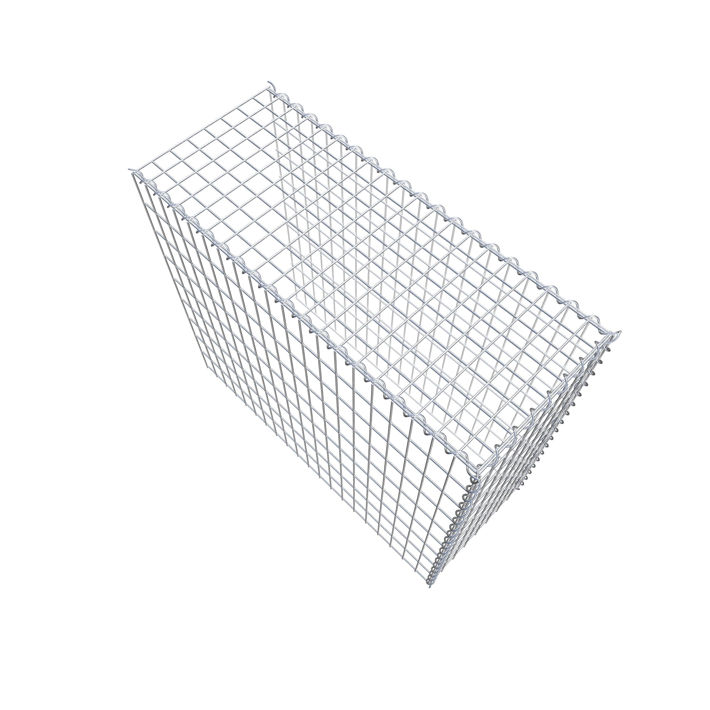 Gabion sur toile type 4 100 cm x 90 cm x 40 cm (L x H x P), maille 5 cm x 10 cm, spirale