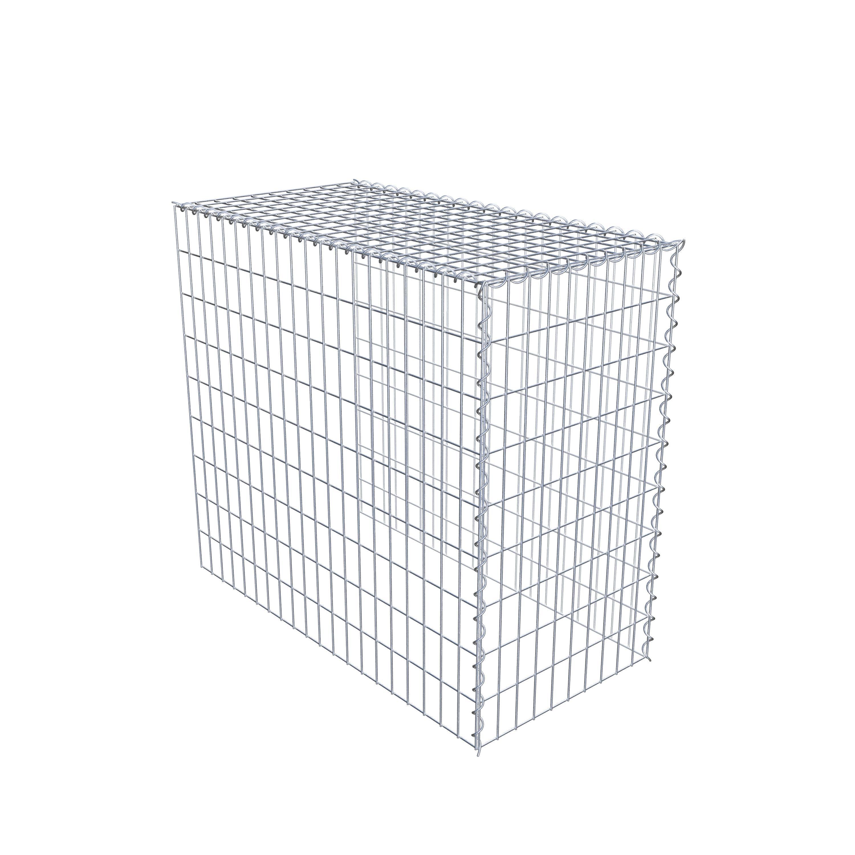 Gabion sur toile type 4 100 cm x 90 cm x 50 cm (L x H x P), maille 5 cm x 10 cm, spirale