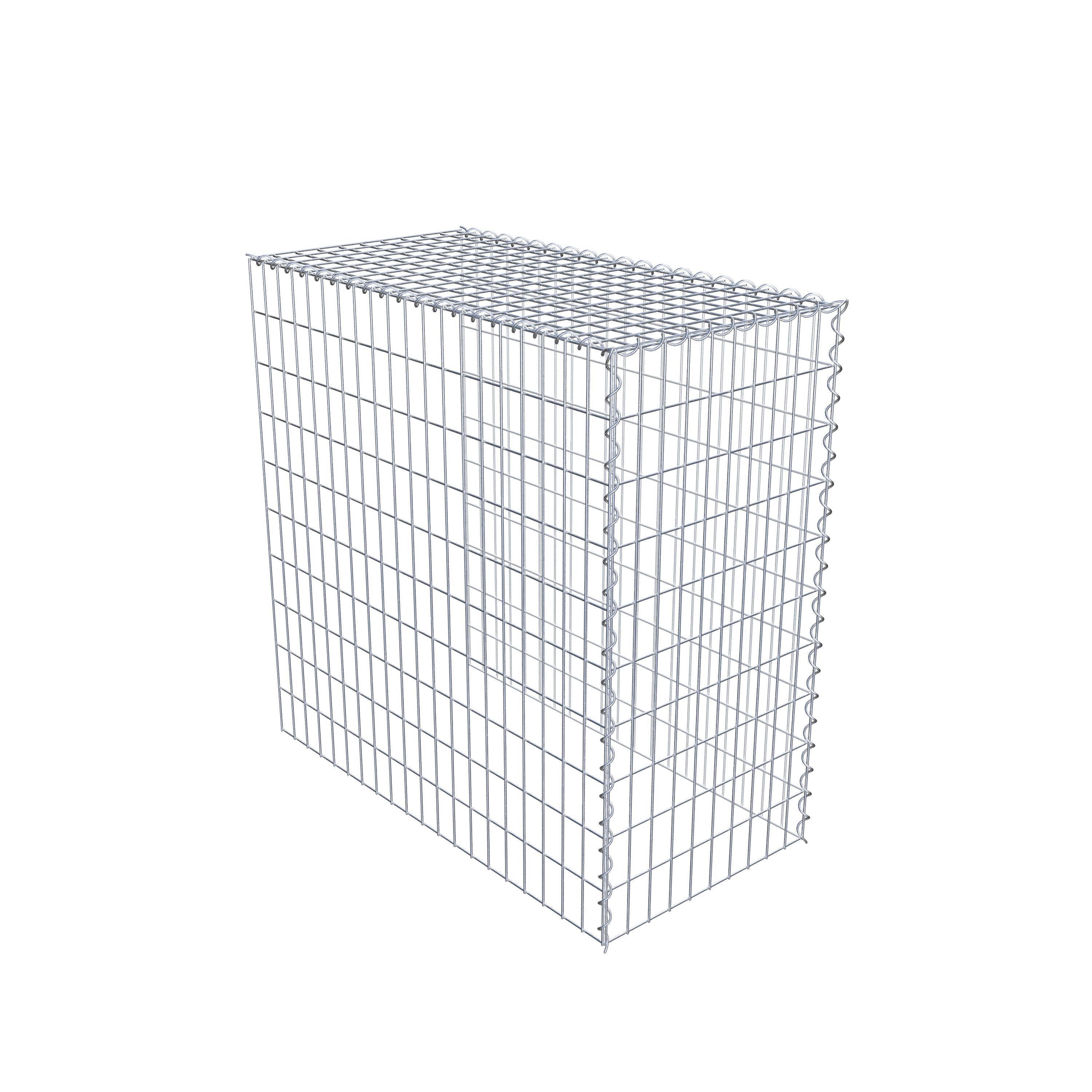 Gabion sur toile type 4 100 cm x 100 cm x 50 cm (L x H x P), maille 5 cm x 10 cm, spirale