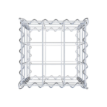 Gabion 30 cm x 30 cm x 30 cm (L x H x D), mesh size 10 cm x 10 cm, spiral