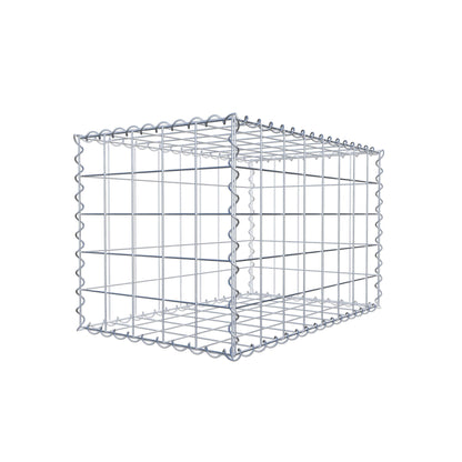 Gabion 80 cm x 50 cm x 50 cm (L x H x D), maskestørrelse 10 cm x 10 cm, spiral