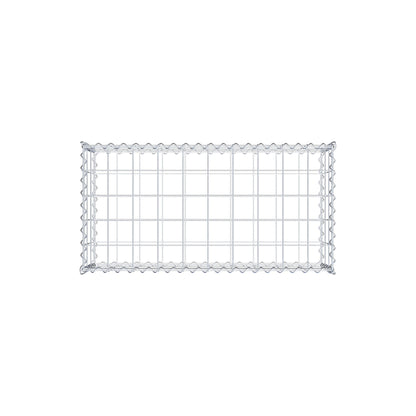 Gabion 100 cm x 30 cm x 50 cm (L x H x P), mailles 10 cm x 10 cm, spirale