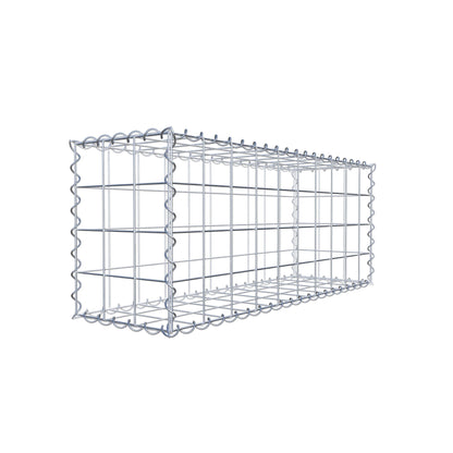 Gabione 100 cm x 40 cm x 30 cm (L x H x T), Maschenweite 10 cm x 10 cm, Spirale