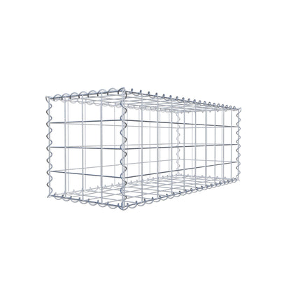 Gabião 100 cm x 40 cm x 40 cm (C x A x P), malhagem 10 cm x 10 cm, espiral