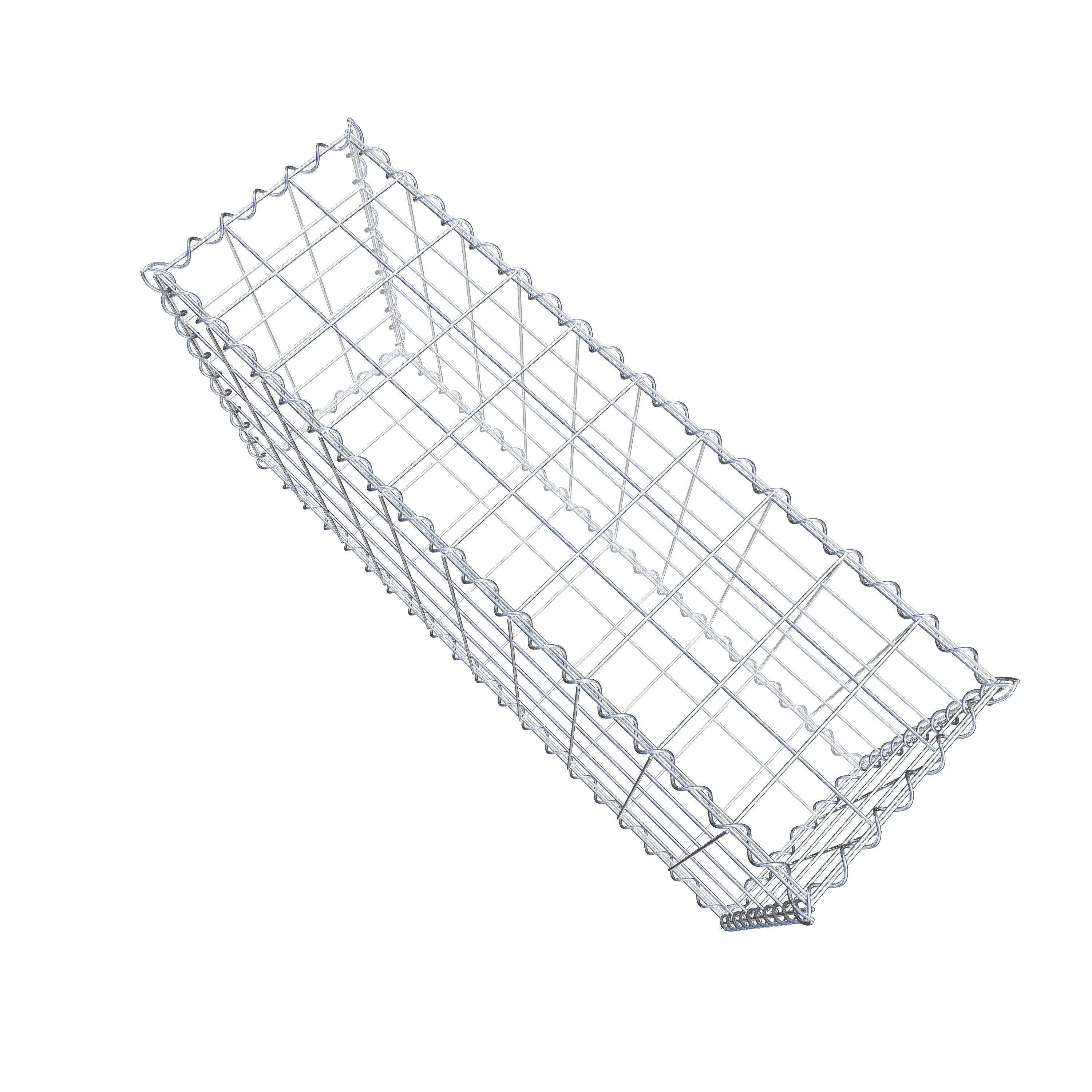 Gabion 100 cm x 50 cm x 30 cm (L x H x P), maille 10 cm x 10 cm, spirale