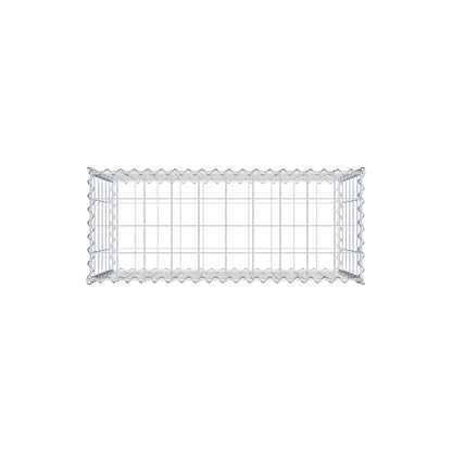Gabione 100 cm x 60 cm x 40 cm (L x H x T), Maschenweite 10 cm x 10 cm, Spirale