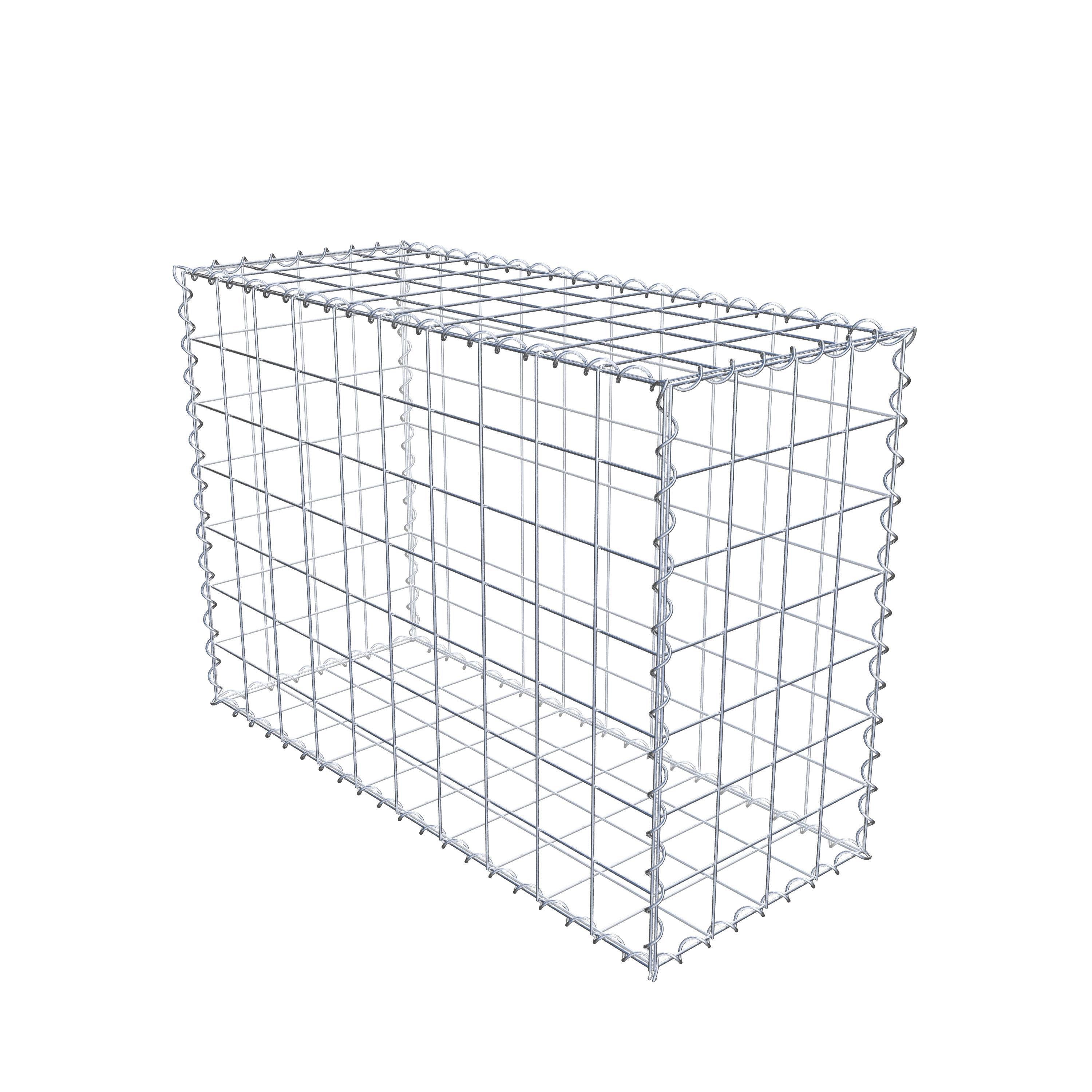 Gabion 100 cm x 70 cm x 40 cm (L x H x P), maille 10 cm x 10 cm, spirale