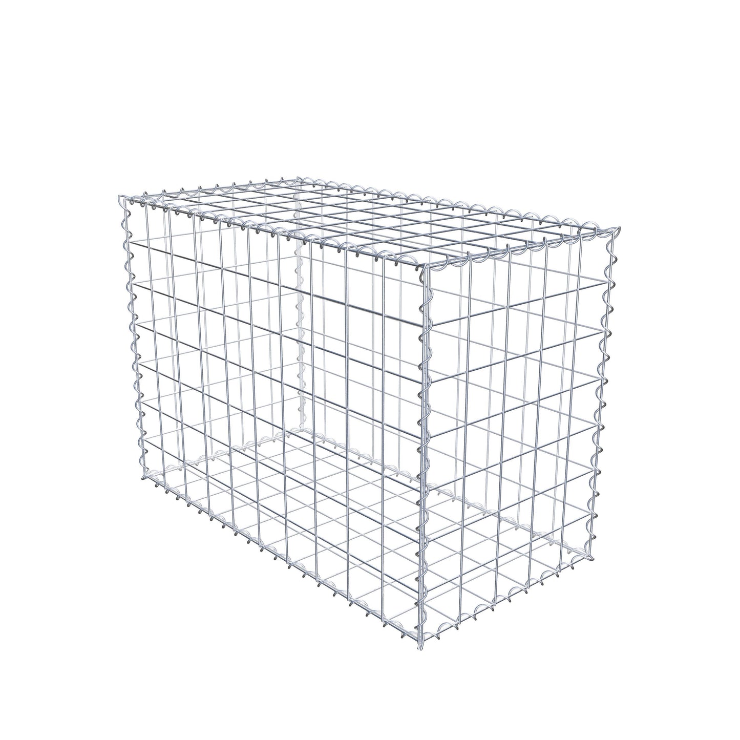 Gabion 100 cm x 70 cm x 50 cm (L x H x P), mailles 10 cm x 10 cm, spirale