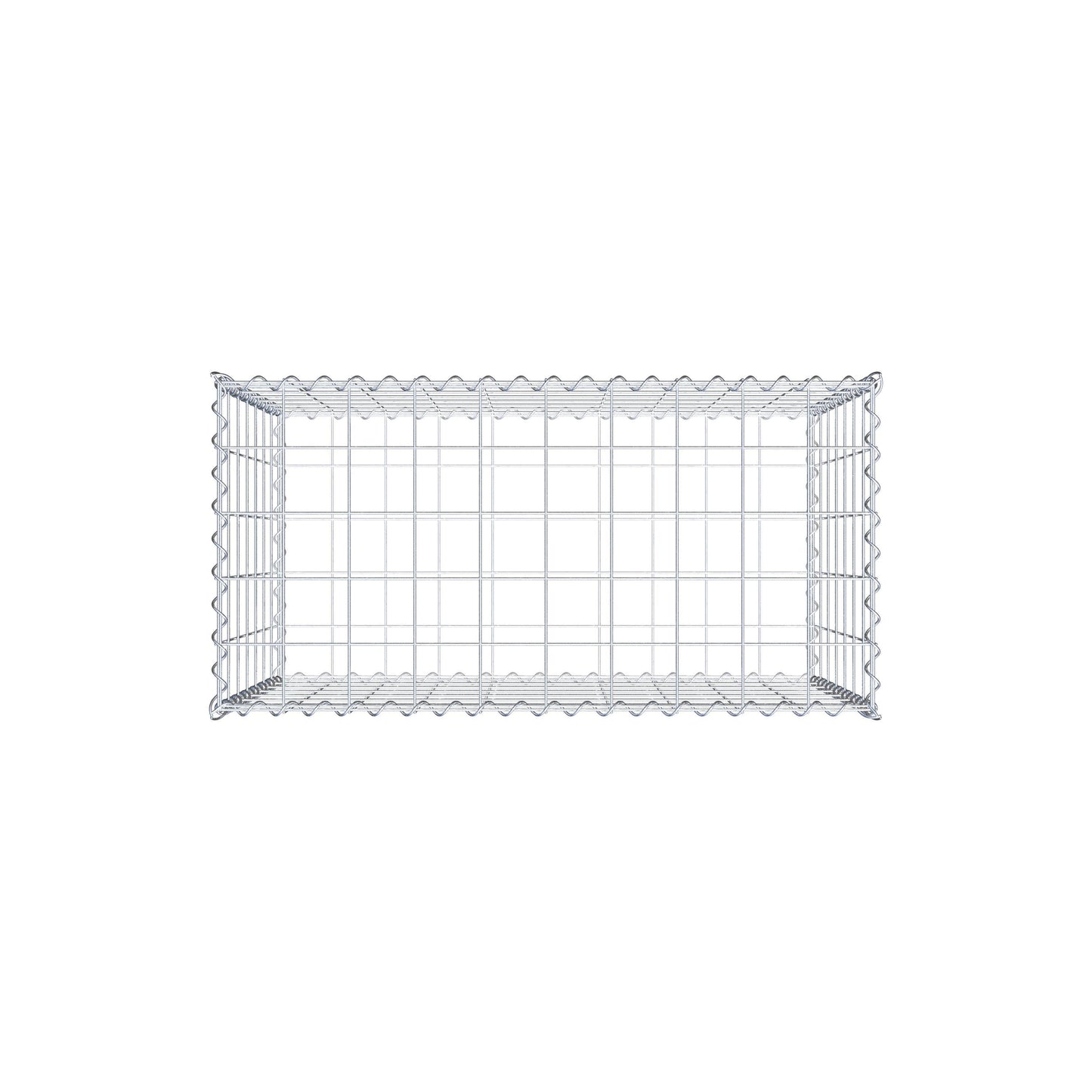 Gabion 100 cm x 70 cm x 50 cm (L x H x P), mailles 10 cm x 10 cm, spirale