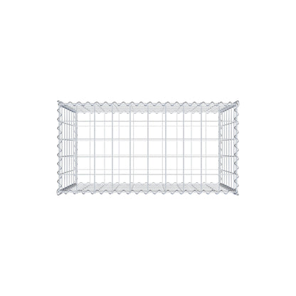 Gabion 100 cm x 70 cm x 50 cm (L x H x P), mailles 10 cm x 10 cm, spirale