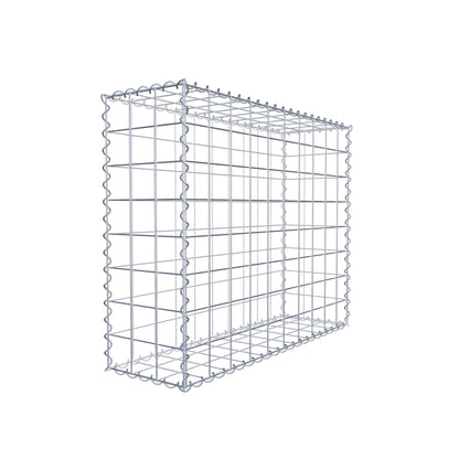 Gabion 100 cm x 80 cm x 30 cm (L x H x P), mailles 10 cm x 10 cm, spirale