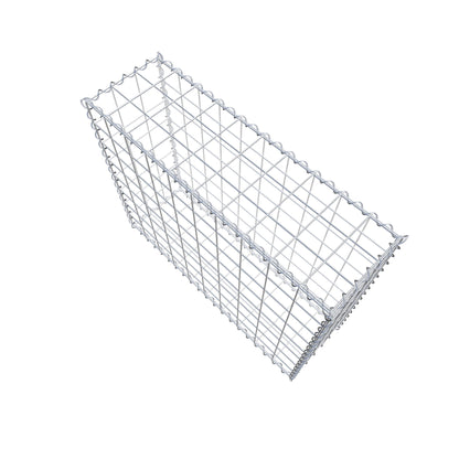 Gabion 100 cm x 80 cm x 30 cm (L x H x P), mailles 10 cm x 10 cm, spirale