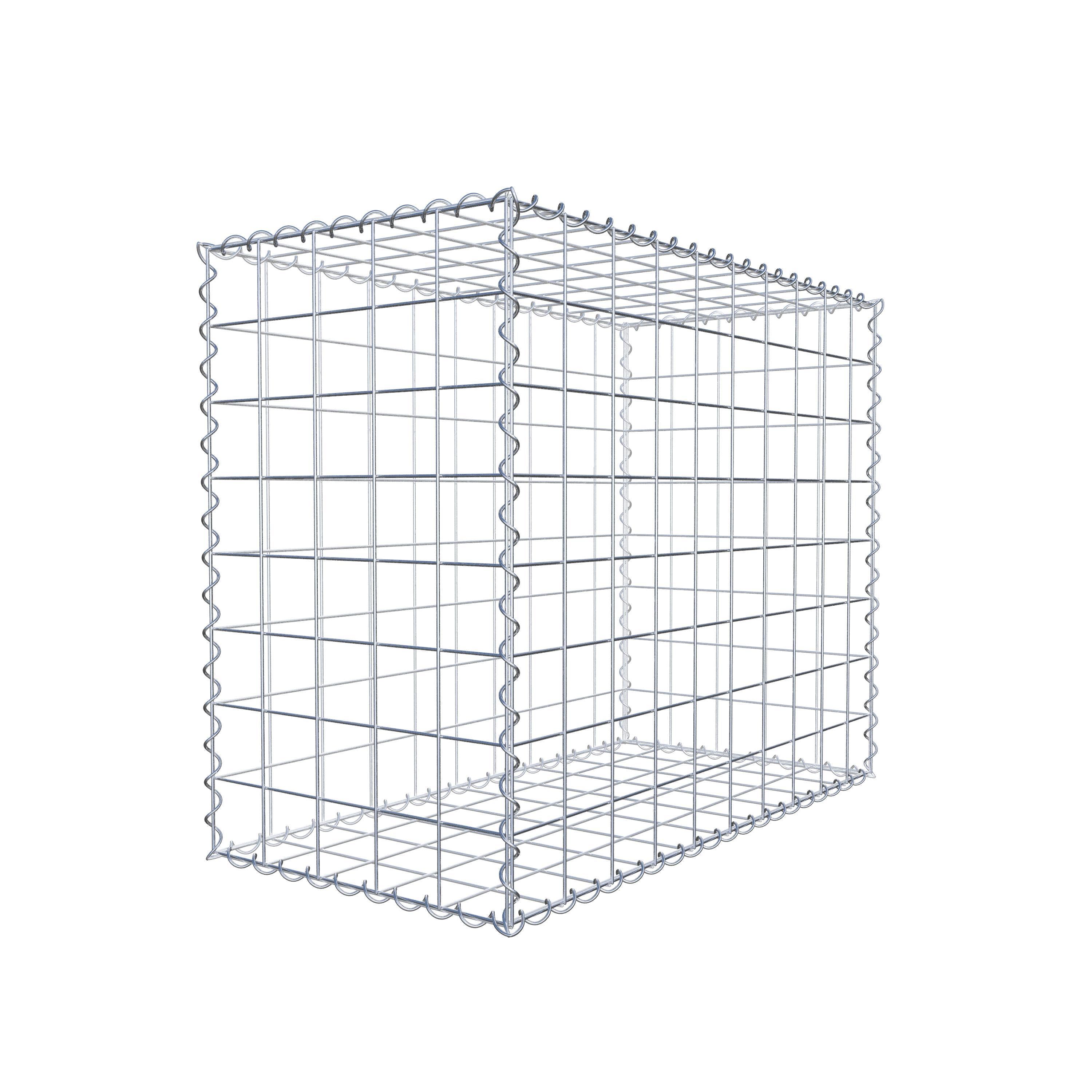 Gabion 100 cm x 80 cm x 50 cm (L x H x P), maille 10 cm x 10 cm, spirale