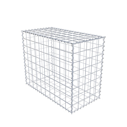 Gabião 100 cm x 80 cm x 50 cm (C x A x P), malhagem 10 cm x 10 cm, espiral