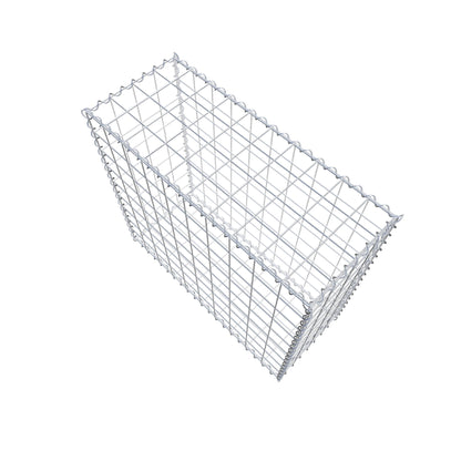 Gabion 100 cm x 90 cm x 40 cm (L x H x D), maskstorlek 10 cm x 10 cm, spiral