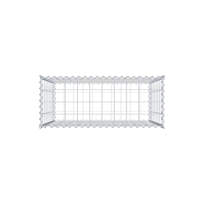 Gabion 100 cm x 90 cm x 40 cm (L x H x D), maskstorlek 10 cm x 10 cm, spiral