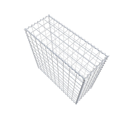 Gabion 100 cm x 100 cm x 40 cm (L x H x D), maskstorlek 10 cm x 10 cm, spiral