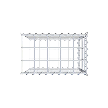 Grown-on gabion type 2 50 cm x 50 cm x 30 cm (L x H x D), mesh size 10 cm x 10 cm, spiral