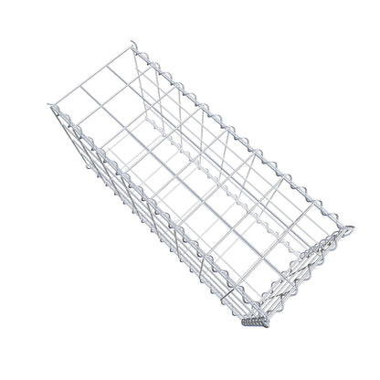 Gabion rapporté type 2 80 cm x 40 cm x 30 cm (L x H x P), mailles 10 cm x 10 cm, spirale